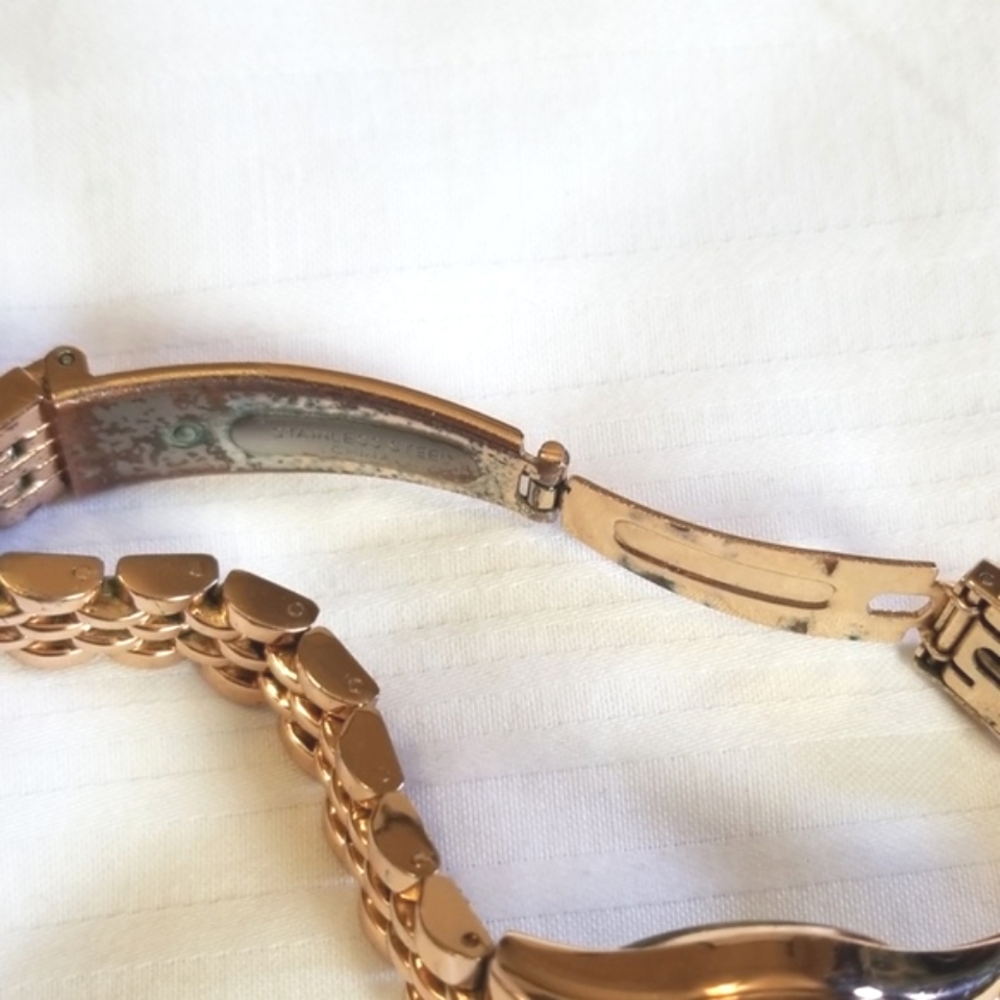 Valetta Rose Gold Rhinestone Watch - Picture 7 of 8